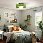 Ceiling and Wall Light Fixture with Central Glass Globe Design