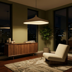 Adjustable Textured Concrete-Look Pendant Lamp