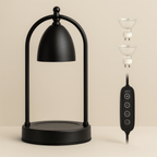Candle Warmer Lamp for Tabletop with Black Metal Arch Design