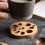 Elegant Wood Coaster Collection in Unique Design