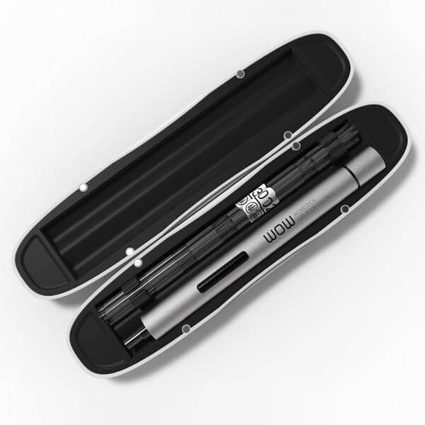 Cordless Electric Screwdriver Pen-Shaped 20 Bits & Case
