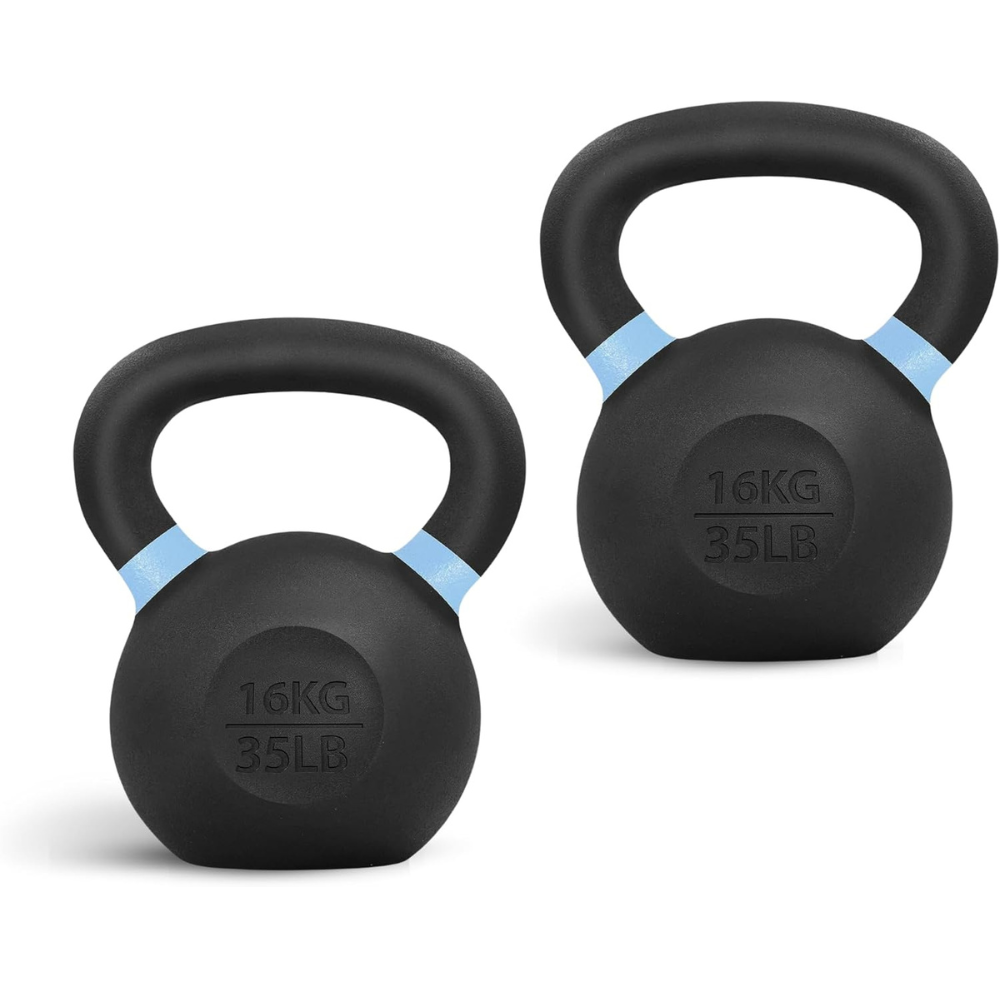 Cast Iron Kettlebell for Strength Training and Fitness Workouts