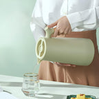 Coffee Pot with Wooden Handle – Insulated Thermal Carafe