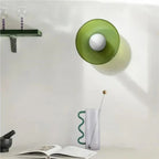 Ceiling and Wall Light Fixture with Central Glass Globe Design