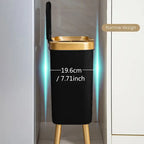Stylish 15L Trash Bin with Elevated Legs – Odour-Sealing for Kitchen & Bathroom