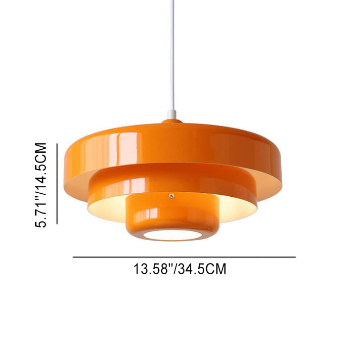 Modern Retro Hanging Light Fixture – Vintage Multi-Layer Pendant Lamp