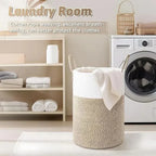 Foldable Cotton Storage Basket – Versatile and Stylish Organizer
