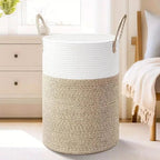 Foldable Cotton Storage Basket – Versatile and Stylish Organizer