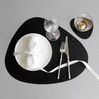 Placemat Set PU Leather Water Resistant 4-Piece