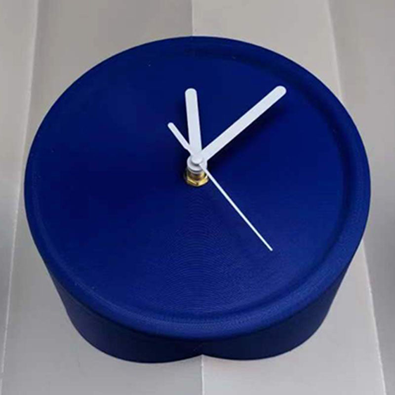 Chic Orange Corner Wall Clock for Modern Homes