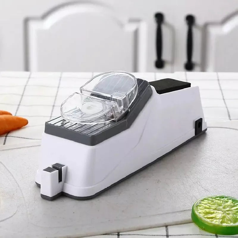 Electric Knife Sharpener 5-Second USB Rechargeable & Portable