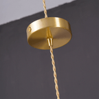 Hibiscus Floral Pendant Light in Vintage Style