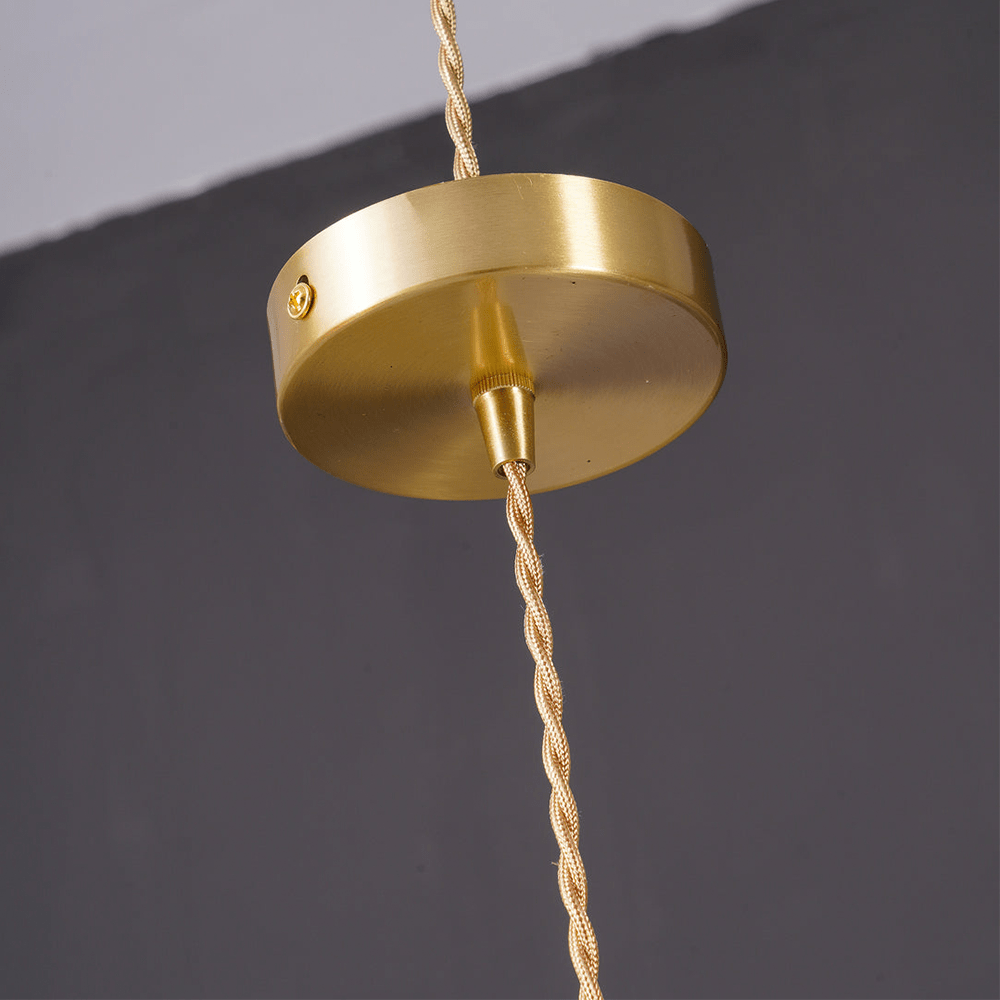 Hibiscus Floral Pendant Light in Vintage Style
