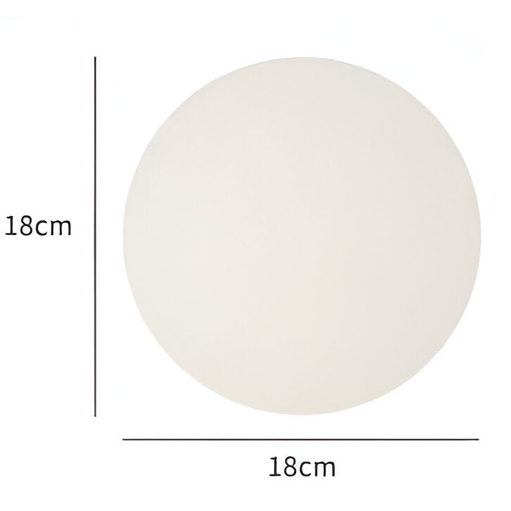 Spherical Frosted Wall Lamp for Modern Interiors