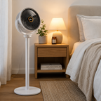 Foldable USB-Rechargeable 360° Rotating Floor Fan (7.9 in)