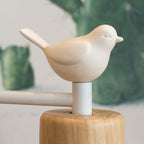LED Wall Sconce for Bedroom - Wooden Bird Design Lamp