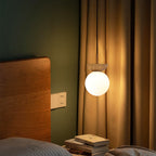 Ceiling Light Fixture with Wooden Accent and Metal Base – Single Globe