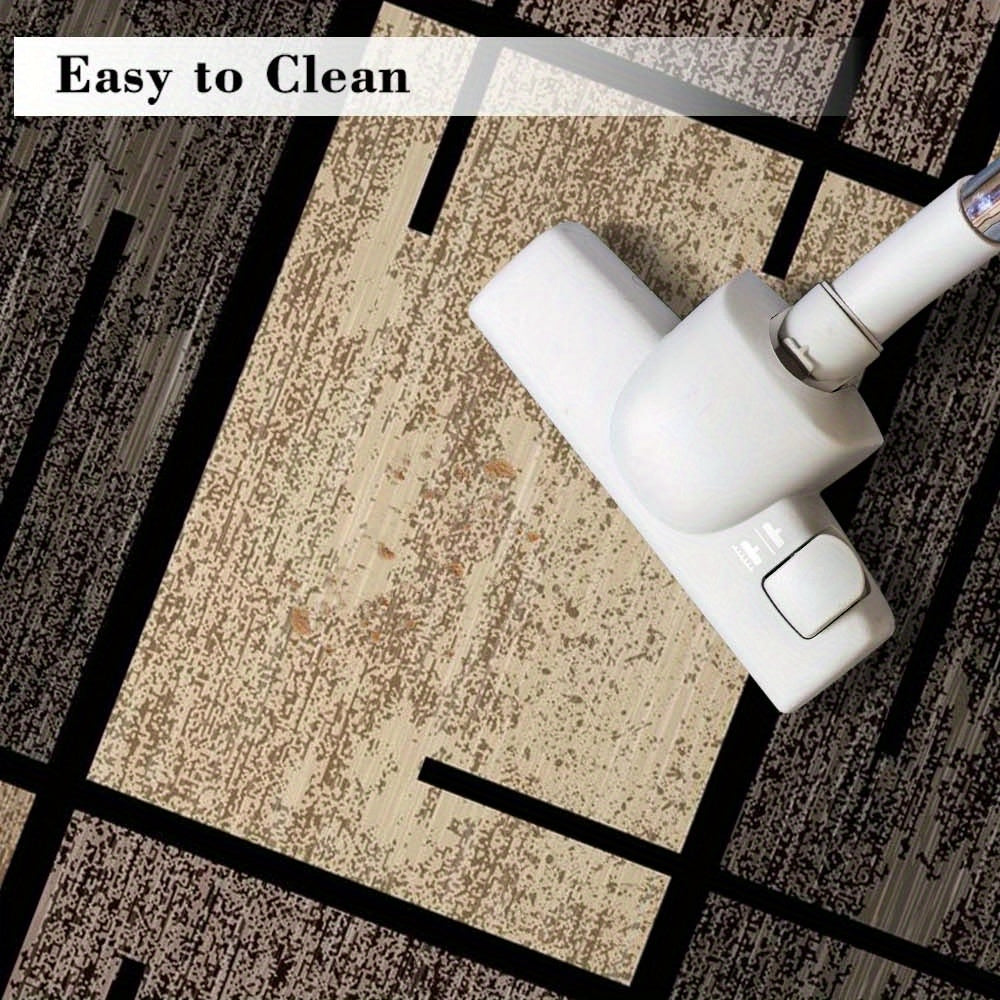 Modern Non-Slip Carpet | Washable Geometric Design Area Rug