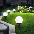 Set of 3 Solar Globe Lights for Garden with Soft White Glow