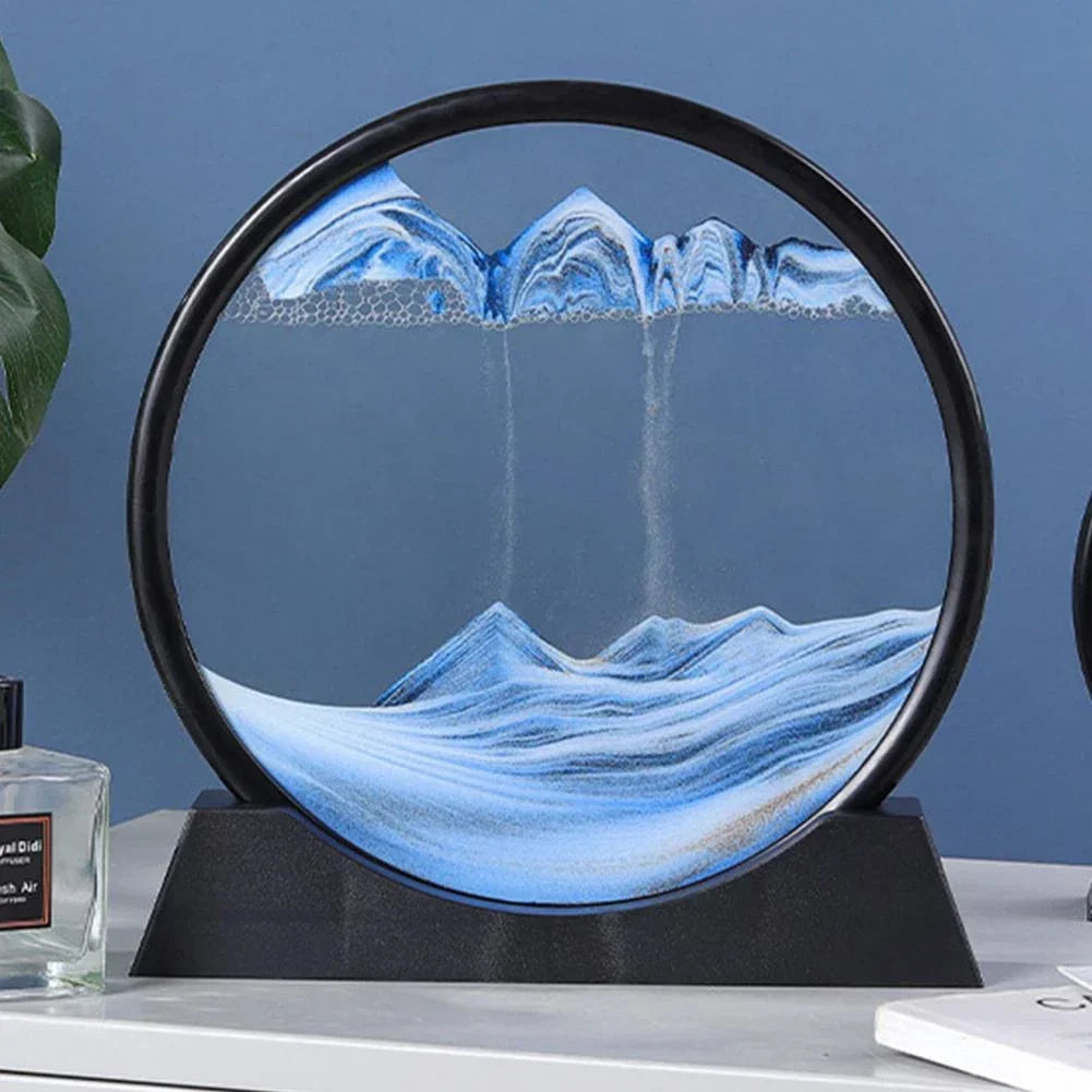 Dynamic Sand Art Display in 3D