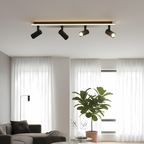 Ceiling Light Fixture with Multiple Spotlights