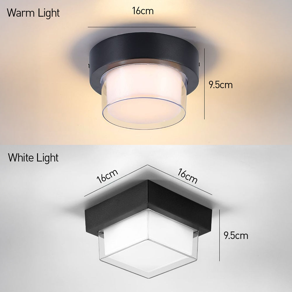 Flush Mount Outdoor Ceiling Light – Waterproof IP68 LED Fixture