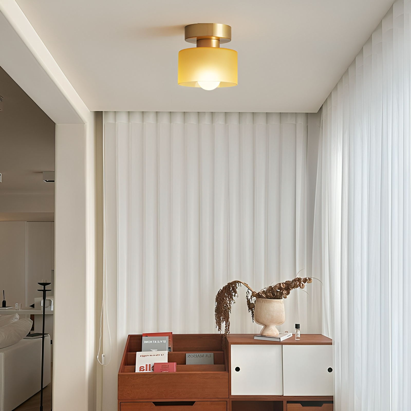 Modern Ceiling Spot Light in Bauhaus Style