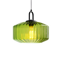Retro-Colored Glass Pendant Light Fixture
