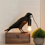 Gothic Crow Decorative Table Lamp with Unique Design
