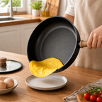 Titanium Nonstick Induction-Ready Saute Pan (Glass Lid & Felt Pad)