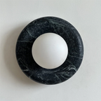 Elegant Indoor LED Wall Light Fixture - Modern Marble Sconce
