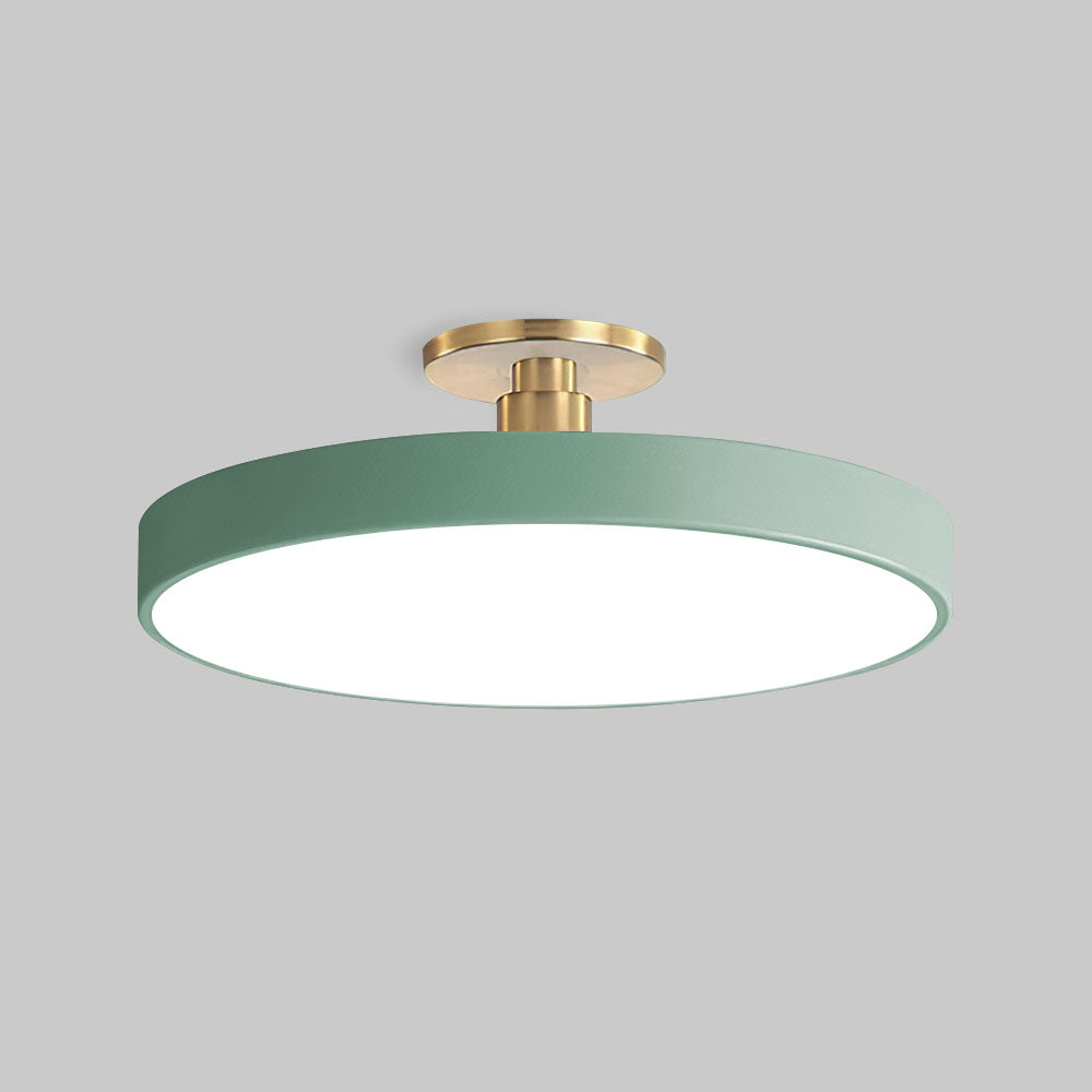 Stylish Dual-Tone LED Ceiling Fixture with Remote Dimming