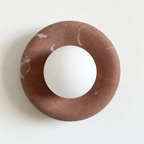 Elegant Indoor LED Wall Light Fixture - Modern Marble Sconce
