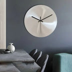 Tranquil Elegance: Olive Stainless Steel Wall Clock