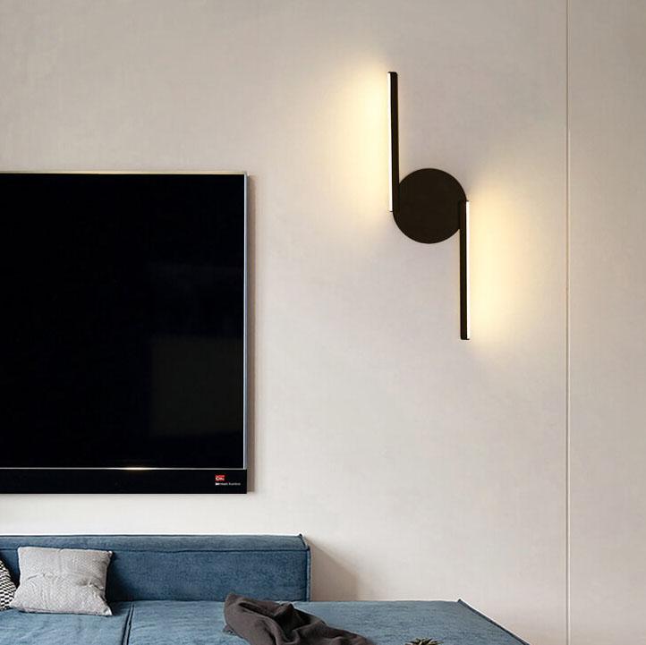 Modern Arc Design LED Wall Light with Curved Lines