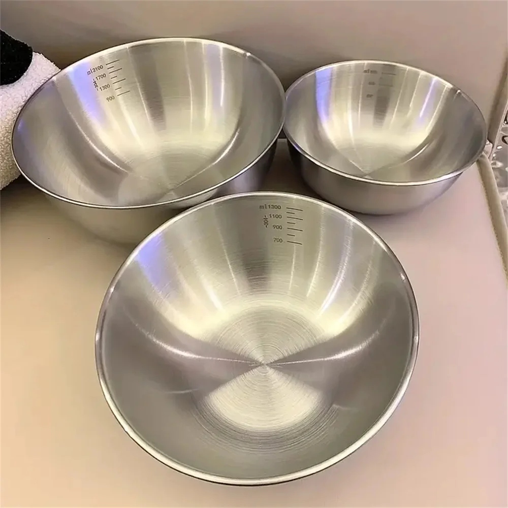ElegantNest 5-Piece Stainless Steel Mixing Bowl Set