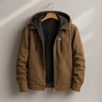 Cozy Explorer Canvas Jacket with Sherpa Lining