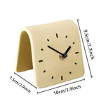 Tranquil Timekeeper: Modern Ceramic Desk Clock for Any Space