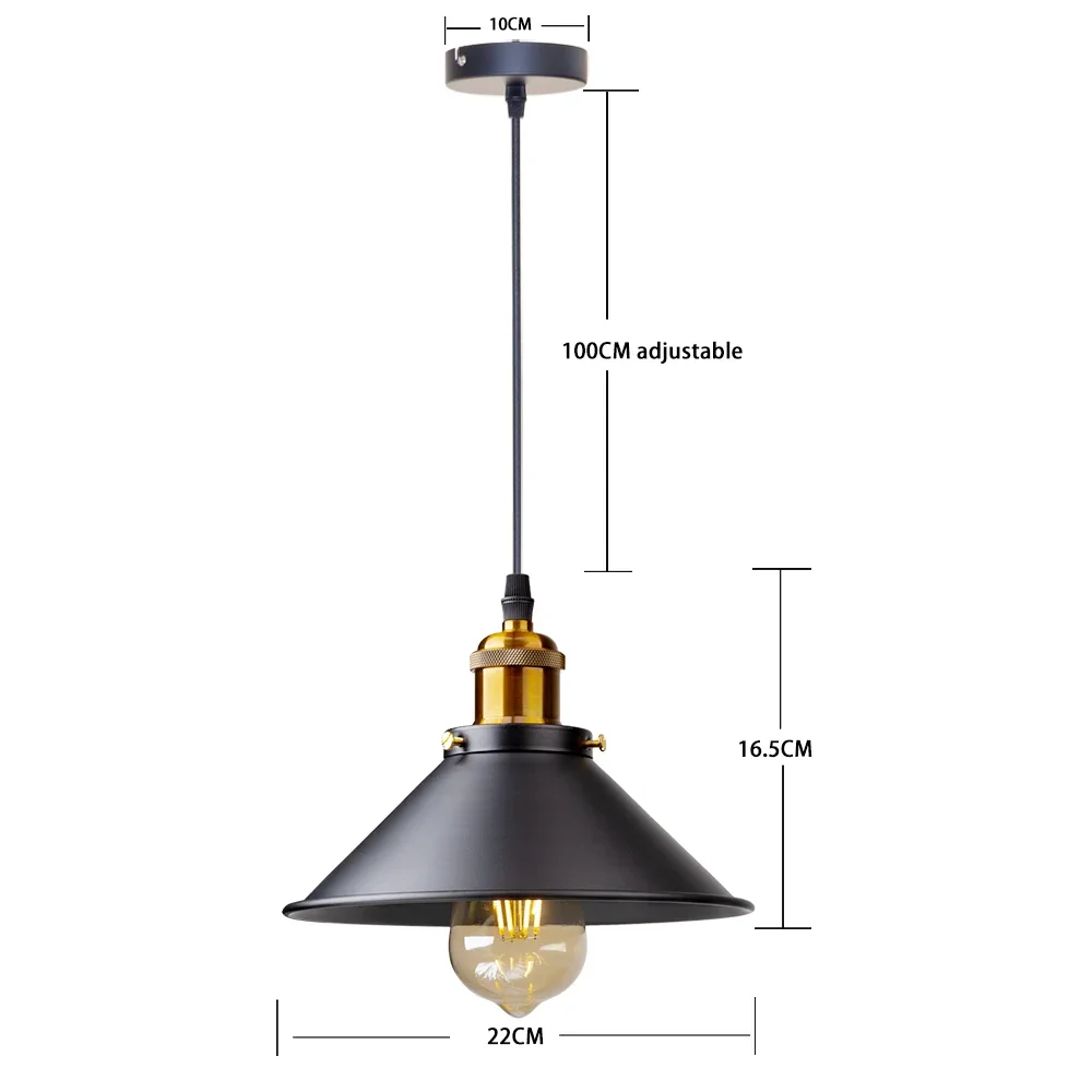 Chic Industrial Pendant Light for Loft and Dining Areas