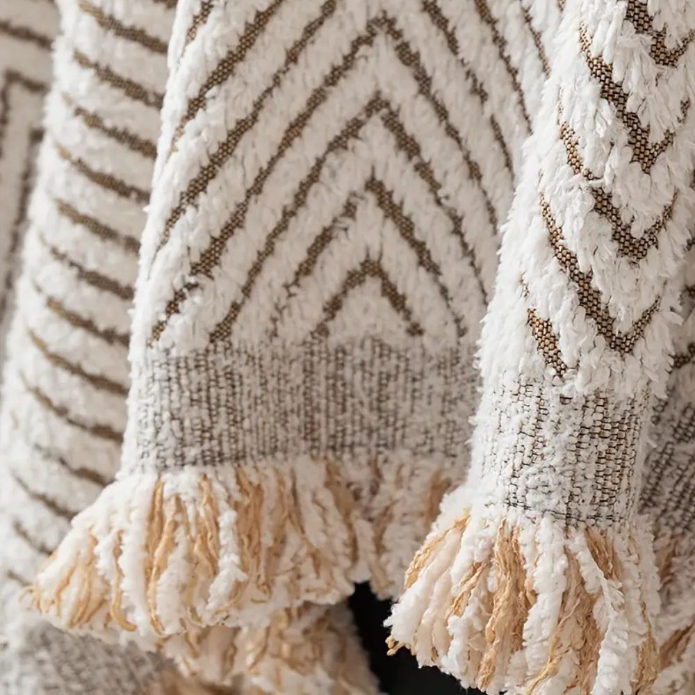 Herringbone Couch Cover - Non-Slip Fabric Protection