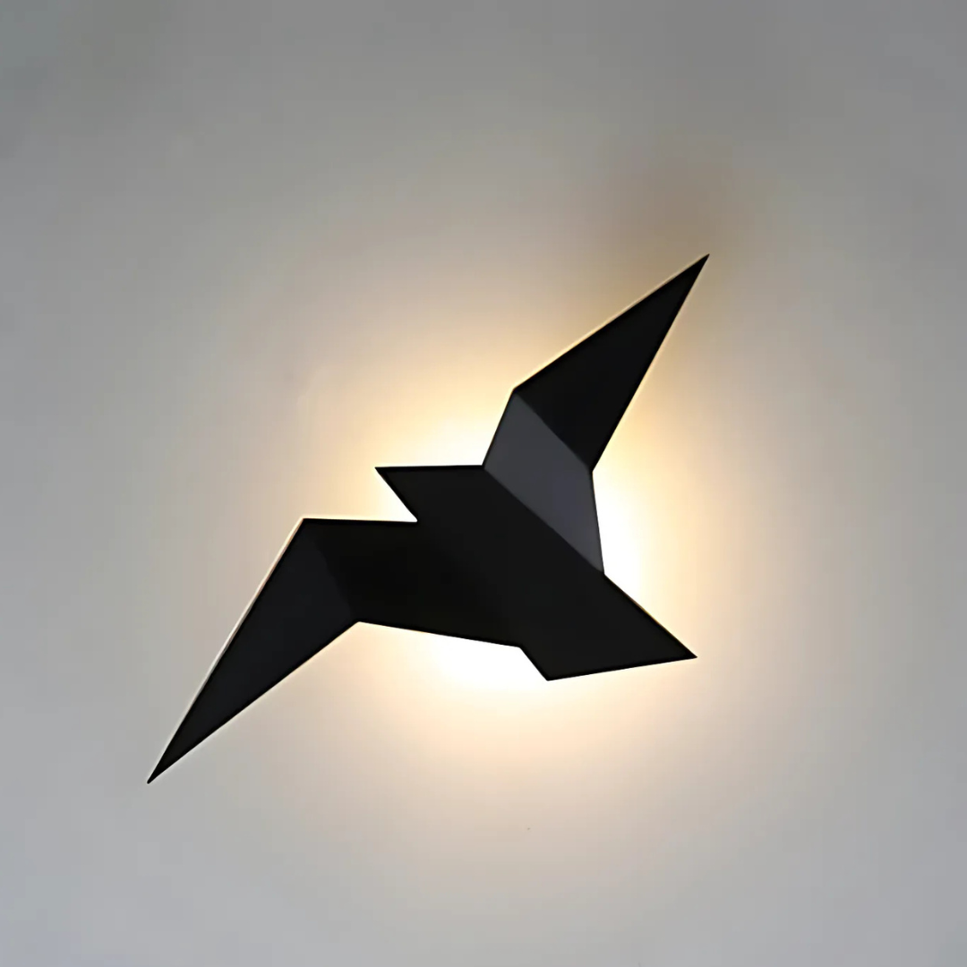 Modern Indoor LED Sconce - Unique Origami Wall Light