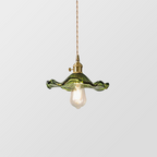 Elegant Flower Glass LED Pendant Light for Room Illumination