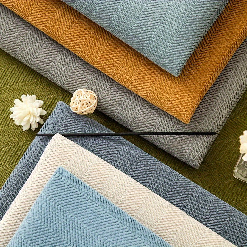Elastic & Non-Slip Ribbed Chenille Sofa Cover