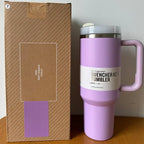 Insulated Tumbler 1.2L Stainless Steel Handle Lid
