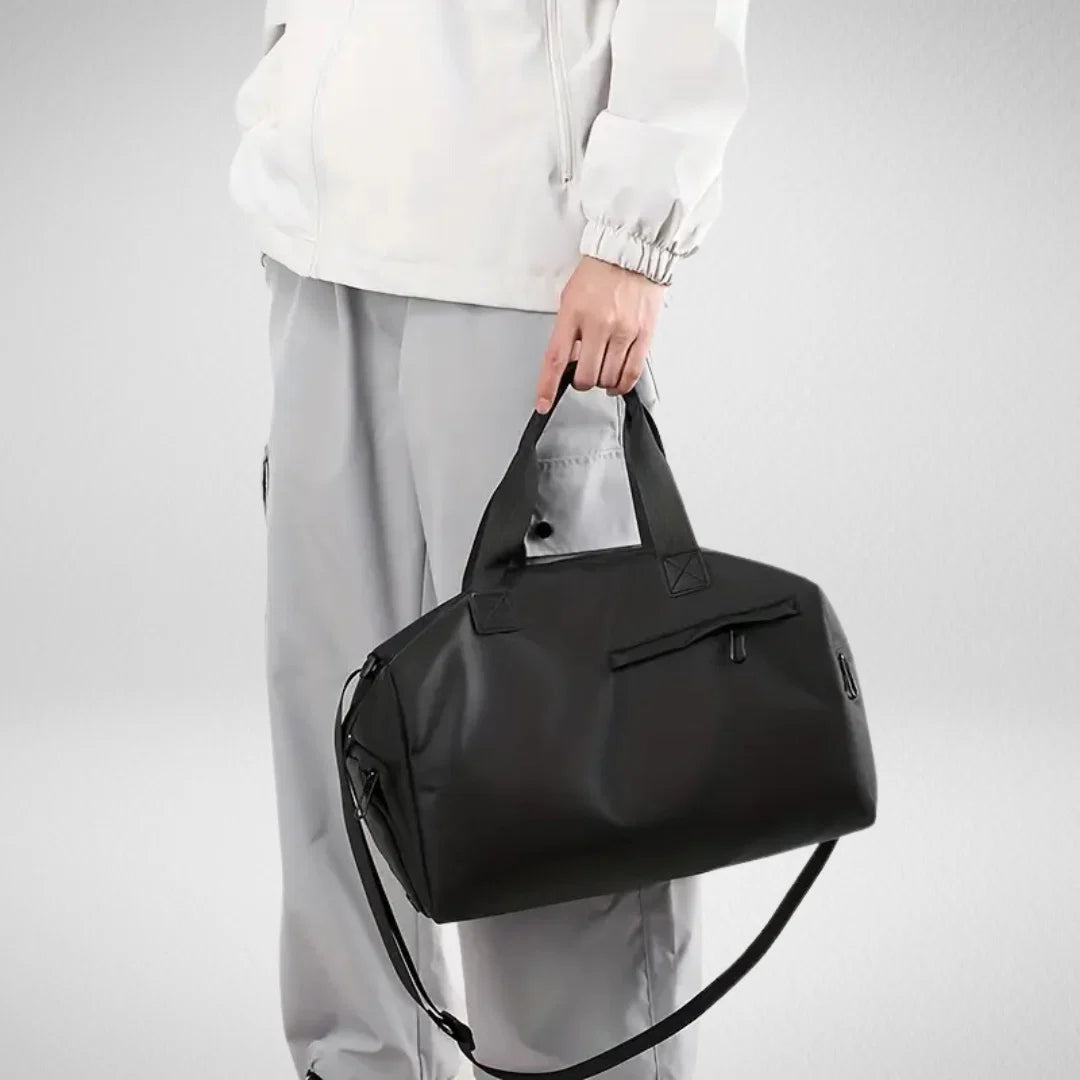 Gym Bag Waterproof Oxford Shoe Compartment & Bottom Pocket