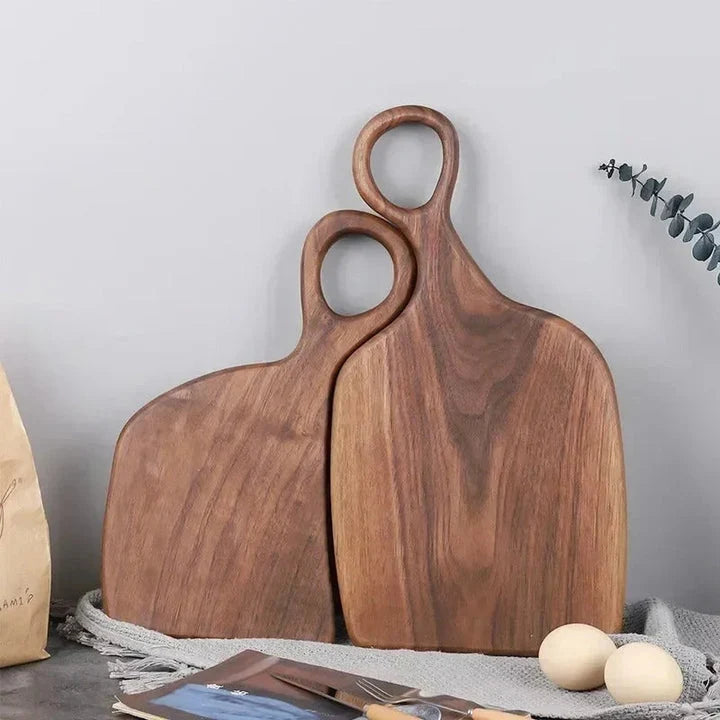 Cutting Boards Solid Walnut Double-Sided Set of 2