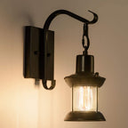 Rustic Metal Wall Light Fixture