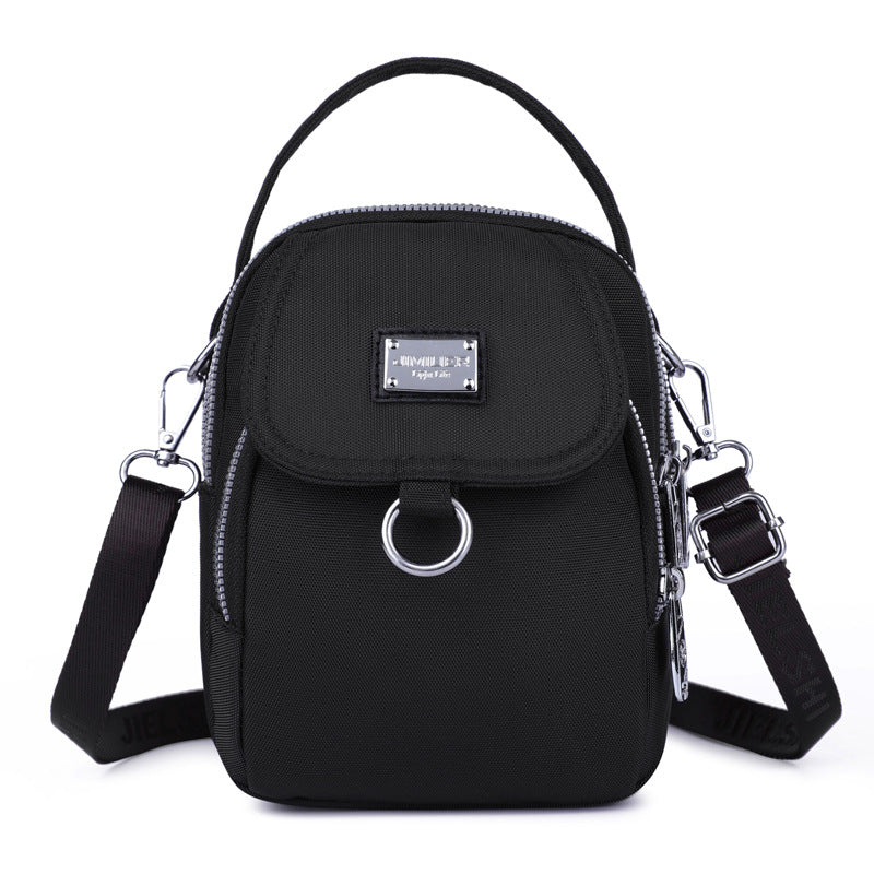 Handbag Ample Storage Multiple Zip Pockets Removable Strap