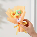 Handcrafted Mini Fabric Flower Bouquet for Mother's Day Gift