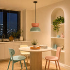 Color-Block Metal Pendant Lamp (30 cm)